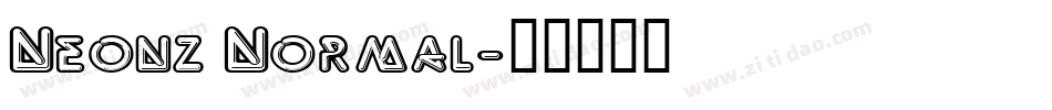 Neonz Normal字体转换